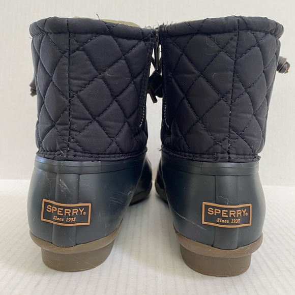SPERRY Saltwater Quilted Duck Boot Size 7.5 - Picture 5 of 7